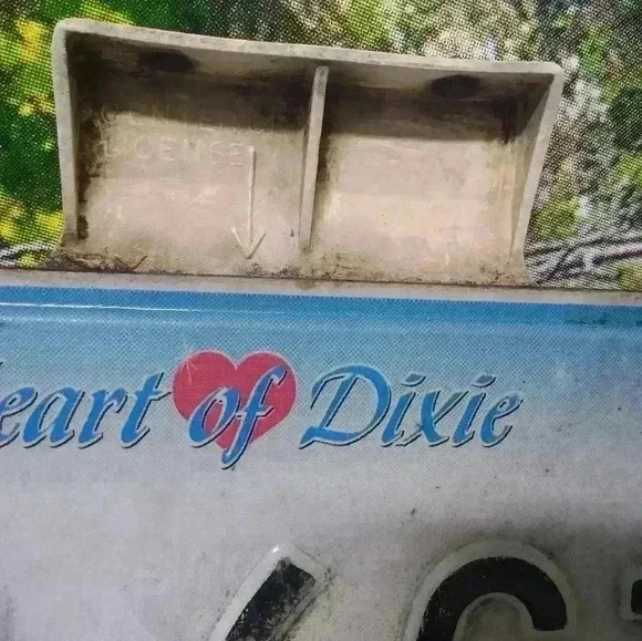 Vintage Alabama License Plate Heart Of Dixie Letters & Numbers  May - Picture 2 of 3